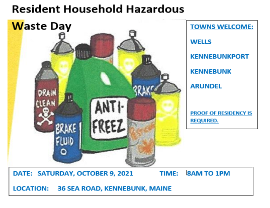 Resident household hazardous waste day newsflash