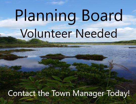 Planning Board Volunteer Needed