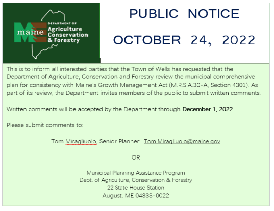 Comp Plan Comments Accepted news