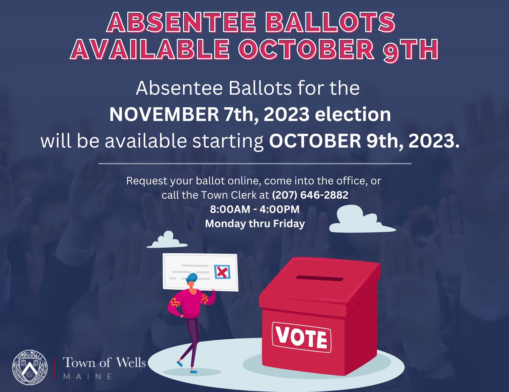 Absentee Ballots Available Newsflash