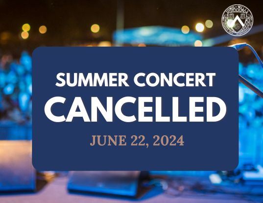 Concert Cancelled