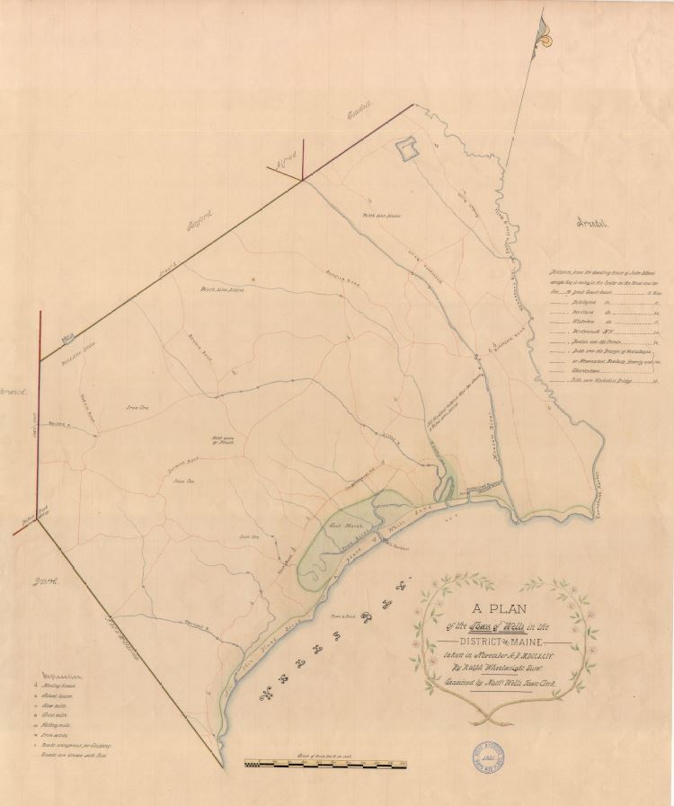 1794 Town of Wells Plan